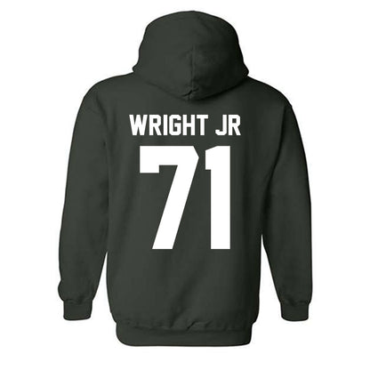 Michigan State - NCAA Football : Robert Wright Jr - Classic Shersey Hooded Sweatshirt-5
