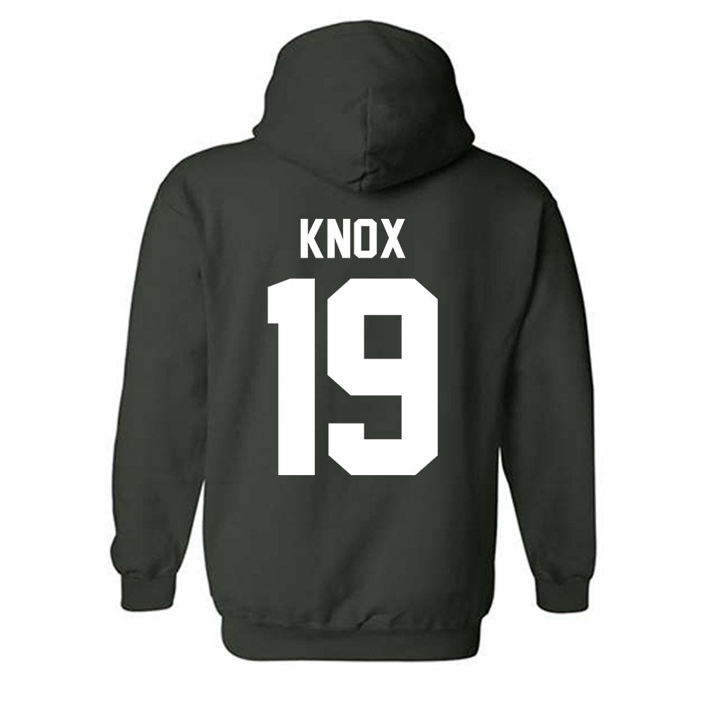 Michigan State - NCAA Men's Soccer : JEB Knox - Classic Shersey Hooded Sweatshirt-5