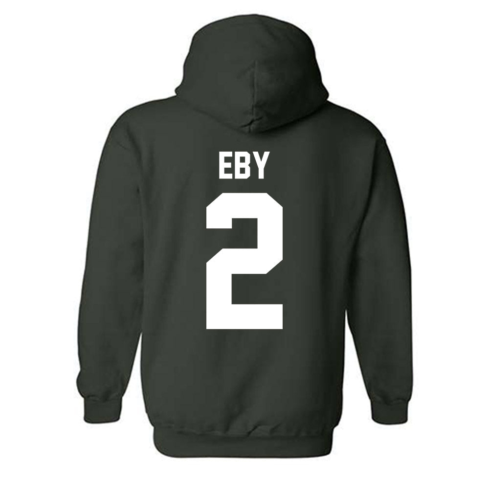 Michigan State - NCAA Men's Soccer : William Eby - Classic Shersey Hooded Sweatshirt-5