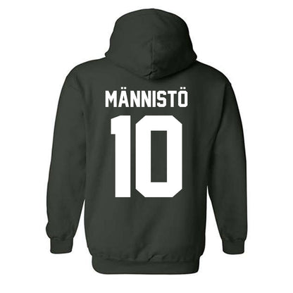 Michigan State - NCAA Men's Ice Hockey : Tommi Männistö - Classic Shersey Hooded Sweatshirt-5