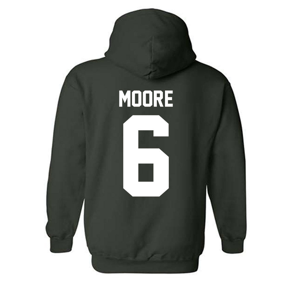 Michigan State - NCAA Football : Fredrick Moore - Classic Shersey Hooded Sweatshirt-5