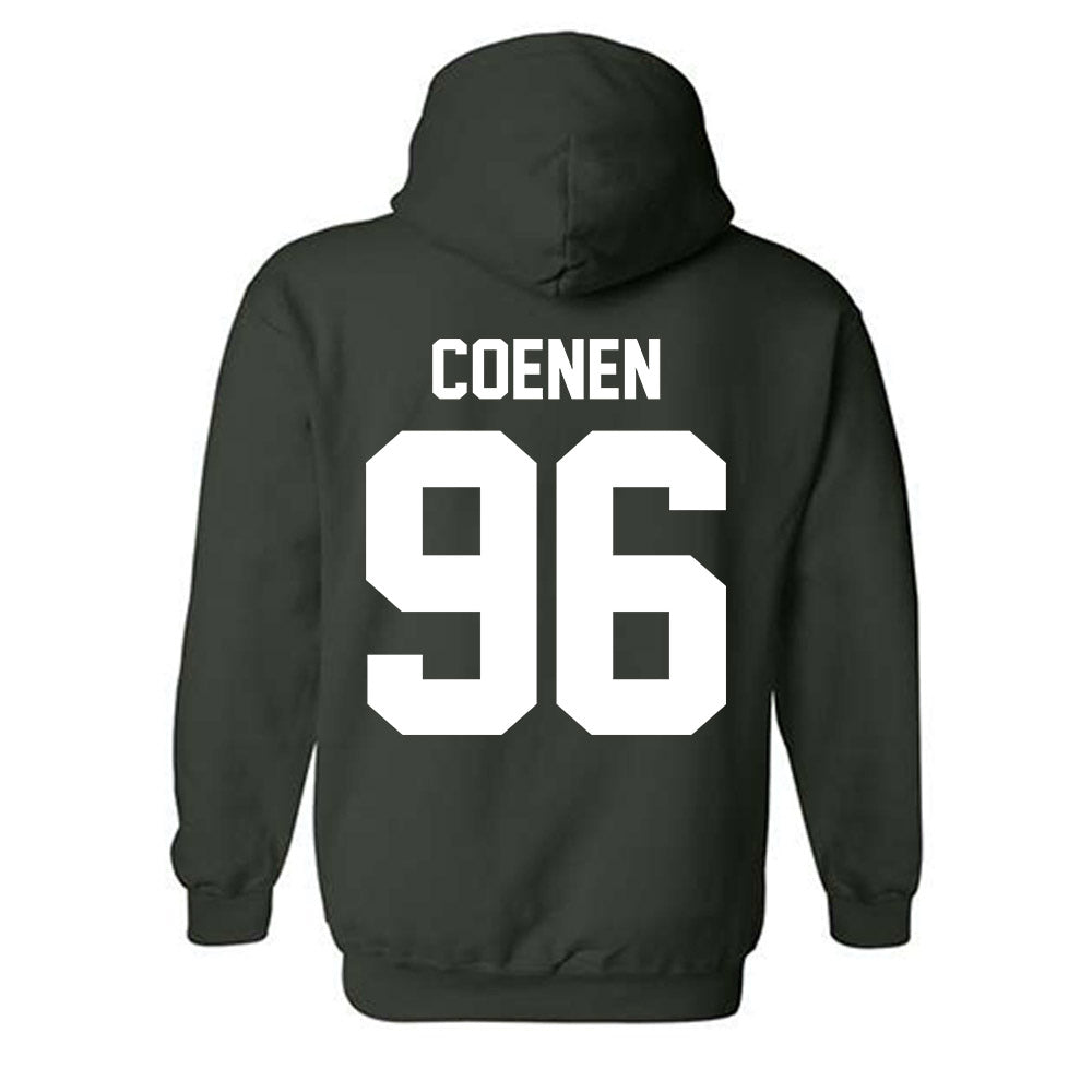 Michigan State - NCAA Football : Eli Coenen - Classic Shersey Hooded Sweatshirt-5