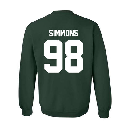 Michigan State - NCAA Football : Derrick Simmons - Classic Shersey Crewneck Sweatshirt-5