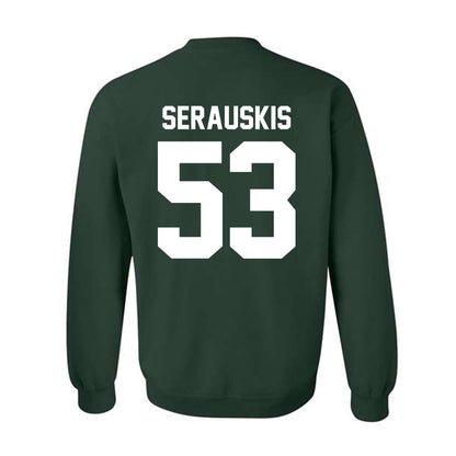 Michigan State - NCAA Football : Trey Serauskis - Classic Shersey Crewneck Sweatshirt-5