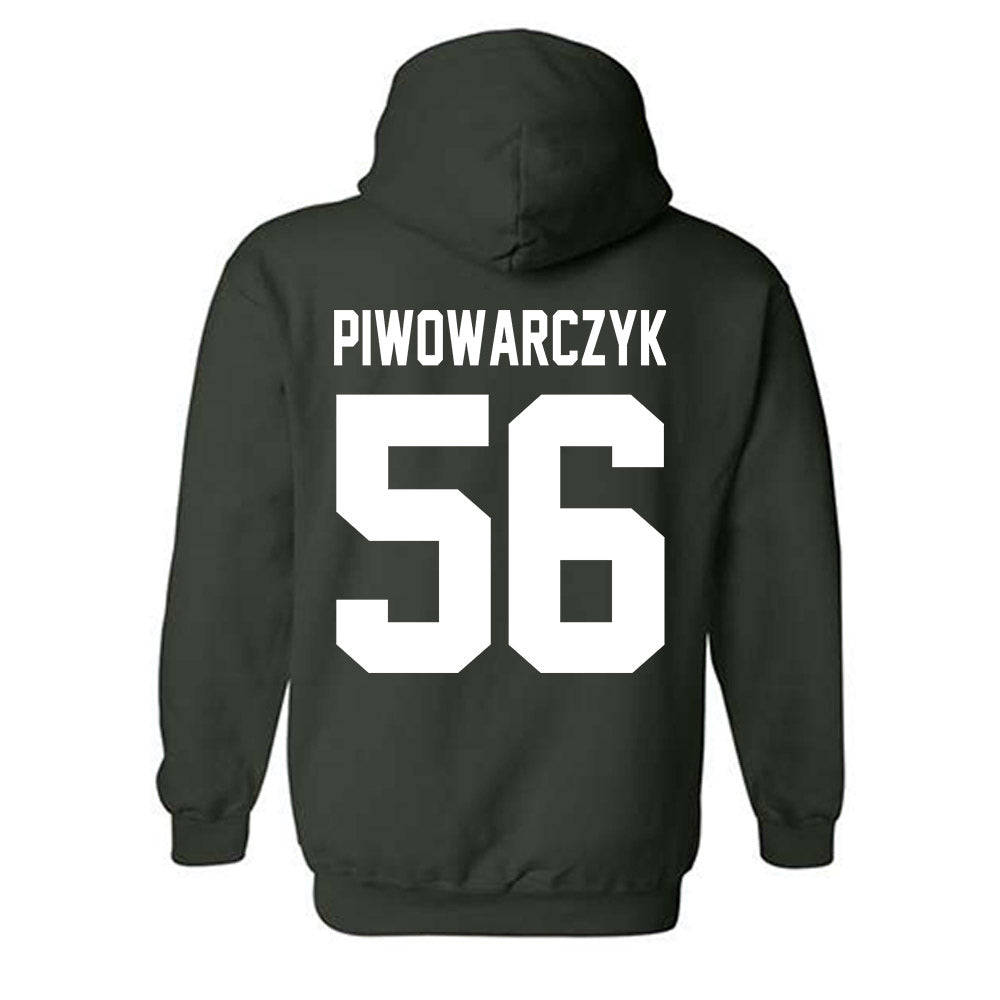 Michigan State - NCAA Football : Chris Piwowarczyk - Classic Shersey Hooded Sweatshirt-5