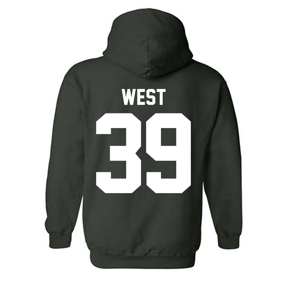 Michigan State - NCAA Football : Elisha West - Classic Shersey Hooded Sweatshirt-5