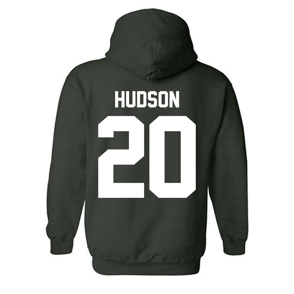 Michigan State - NCAA Men's Soccer : Kayden Hudson - Classic Shersey Hooded Sweatshirt-5