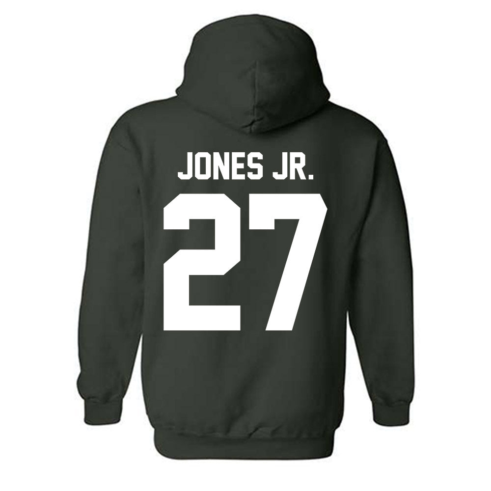 Michigan State - NCAA Football : Darrin Jones Jr. - Classic Shersey Hooded Sweatshirt-5