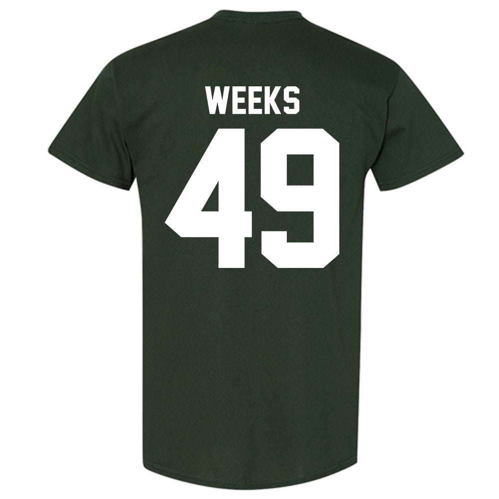Michigan State - NCAA Football : Alex Weeks - Classic Shersey T-Shirt-5