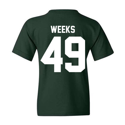Michigan State - NCAA Football : Alex Weeks - Classic Shersey Youth T-Shirt-5