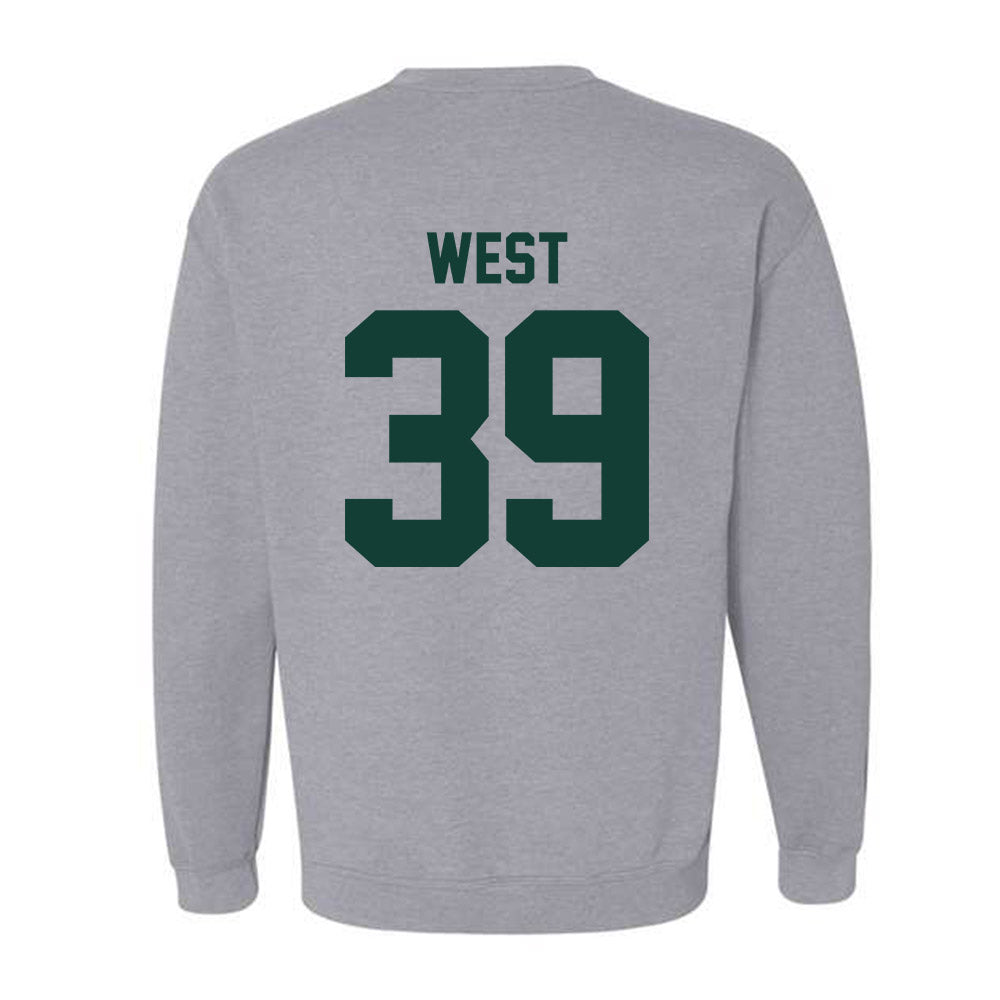 Michigan State - NCAA Football : Elisha West - Classic Shersey Crewneck Sweatshirt-6