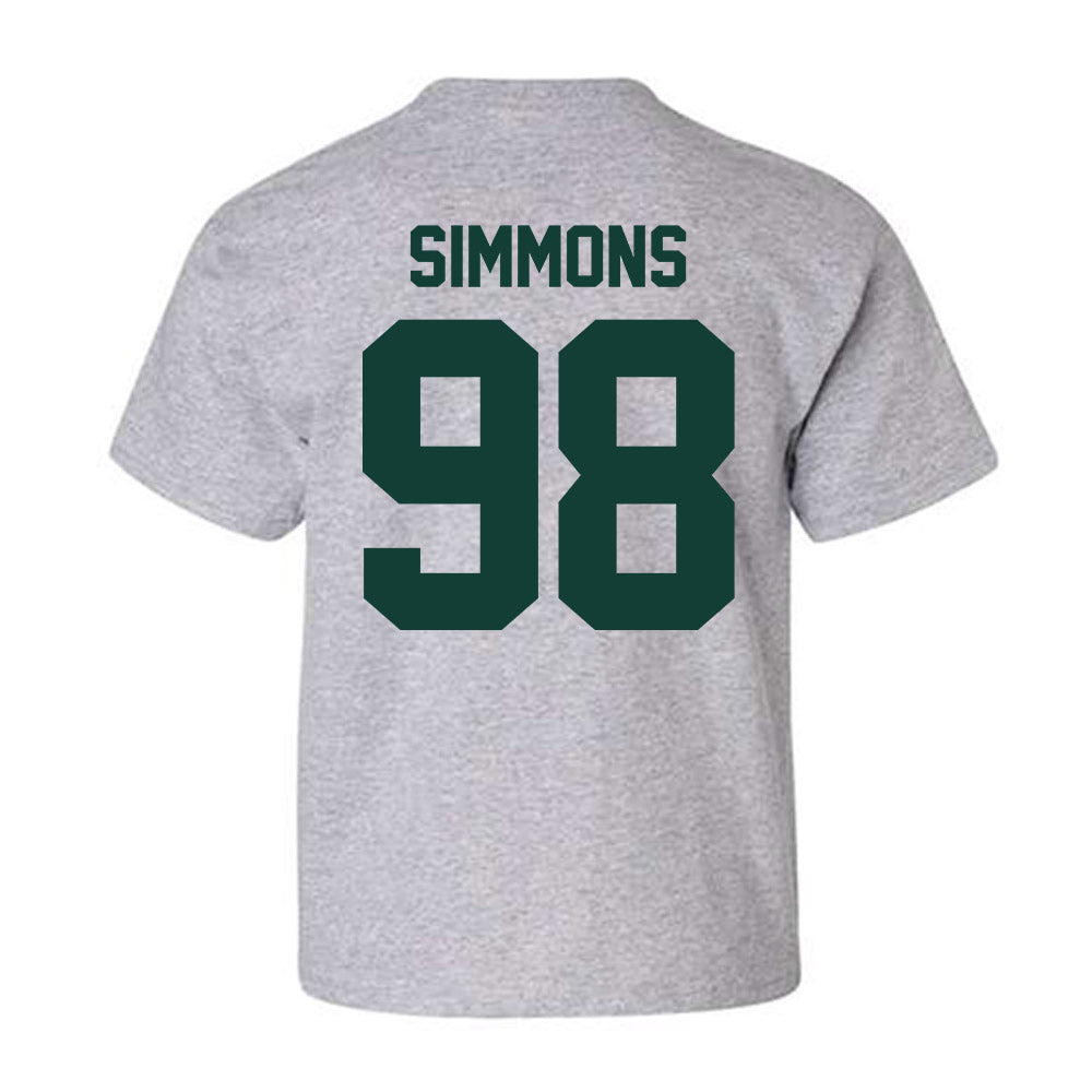 Michigan State - NCAA Football : Derrick Simmons - Classic Shersey Youth T-Shirt-6