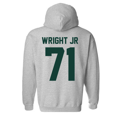 Michigan State - NCAA Football : Robert Wright Jr - Classic Shersey Hooded Sweatshirt-6