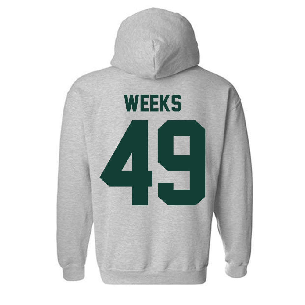 Michigan State - NCAA Football : Alex Weeks - Classic Shersey Hooded Sweatshirt-6