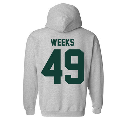 Michigan State - NCAA Football : Alex Weeks - Classic Shersey Hooded Sweatshirt-6