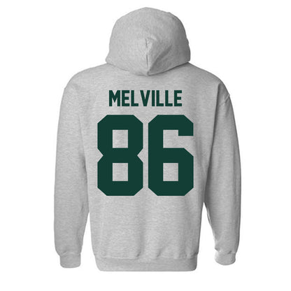 Michigan State - NCAA Football : Ethan Melville - Classic Shersey Hooded Sweatshirt-6