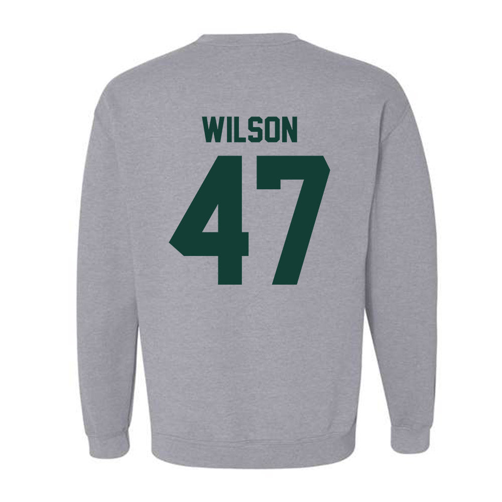Michigan State - NCAA Football : Jaxson Wilson - Classic Shersey Crewneck Sweatshirt-6