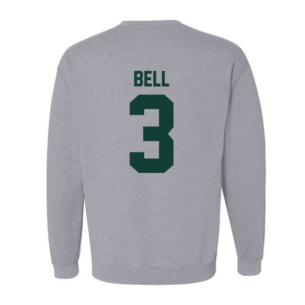 Michigan State - NCAA Football : Tre Bell - Classic Shersey Crewneck Sweatshirt-6