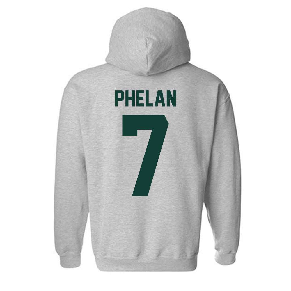 Michigan State - NCAA Men's Soccer : Aidan Phelan - Classic Shersey Hooded Sweatshirt-6