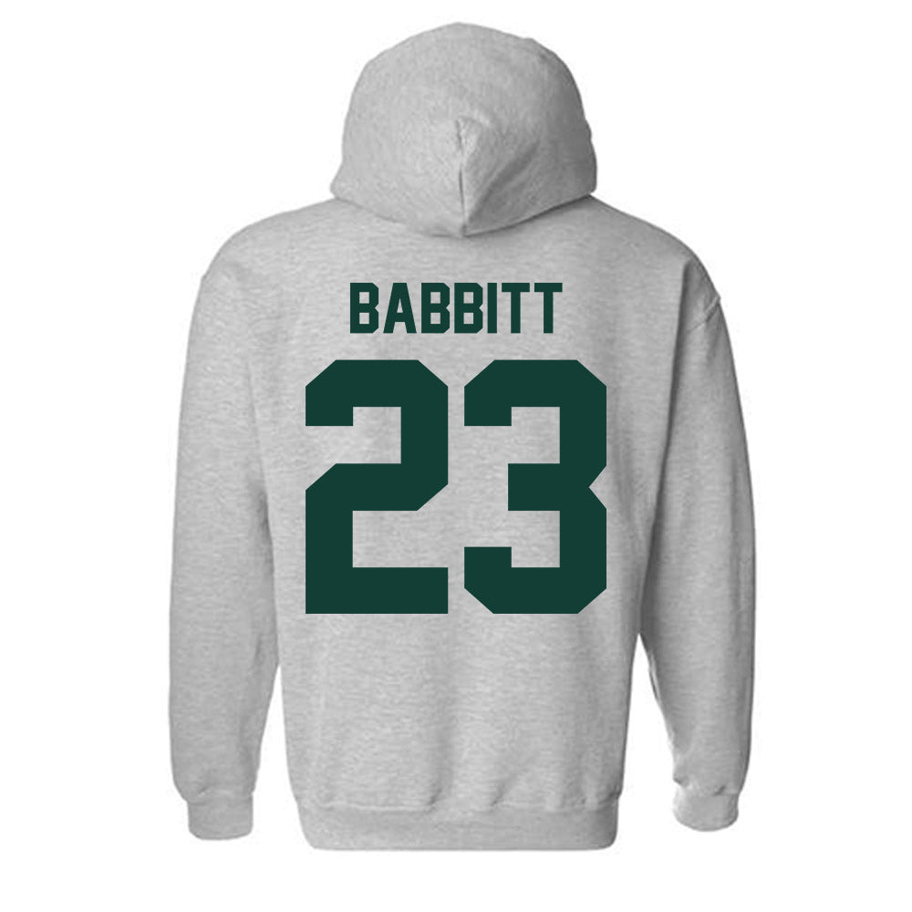 Michigan State - NCAA Football : Peyton Babbitt - Classic Shersey Hooded Sweatshirt-6