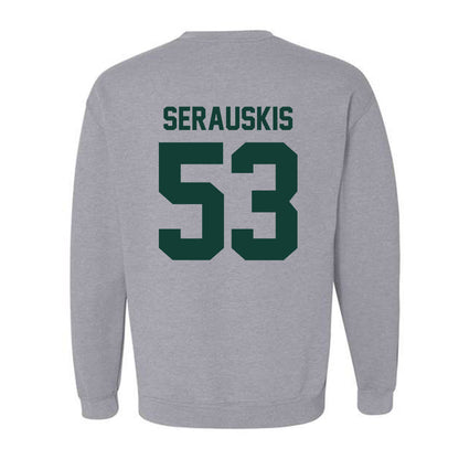 Michigan State - NCAA Football : Trey Serauskis - Classic Shersey Crewneck Sweatshirt-6