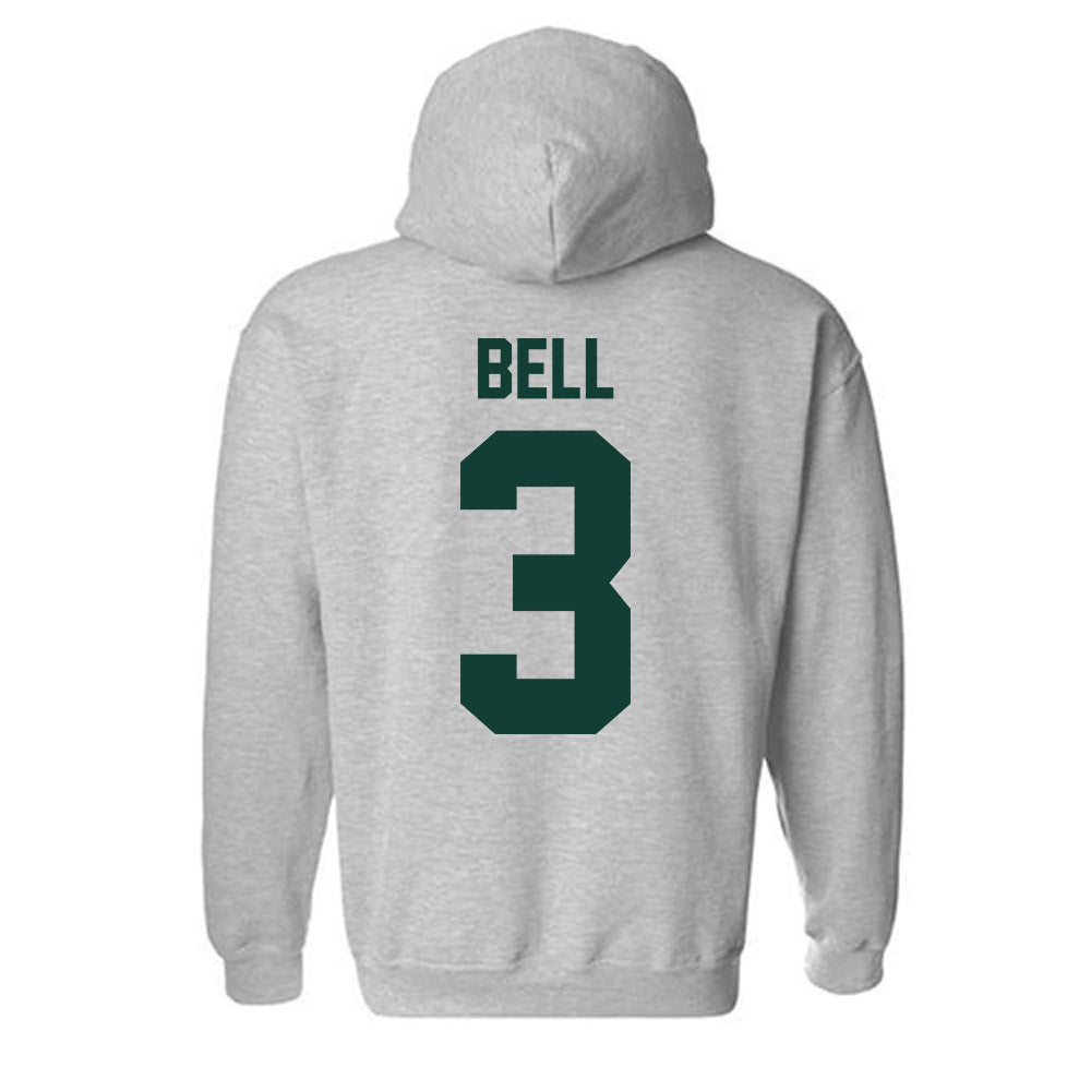 Michigan State - NCAA Football : Tre Bell - Classic Shersey Hooded Sweatshirt-6