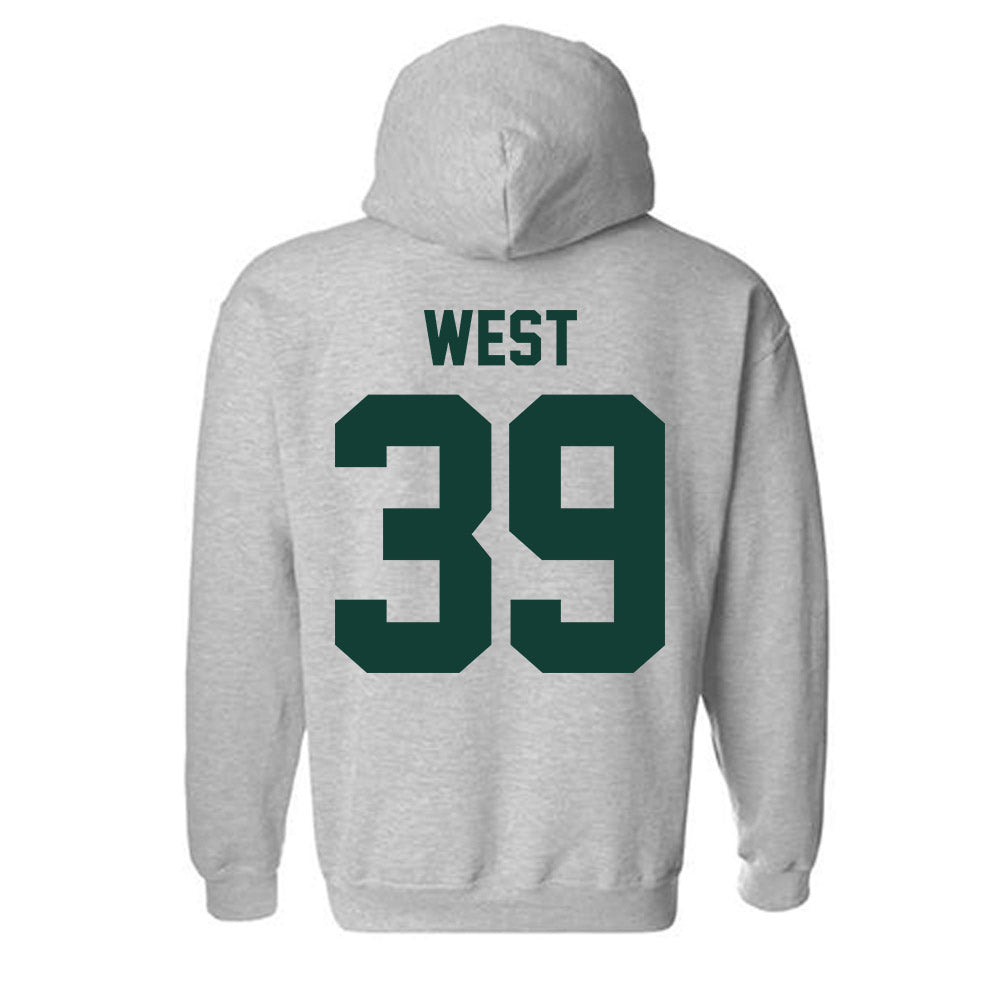 Michigan State - NCAA Football : Elisha West - Classic Shersey Hooded Sweatshirt-6