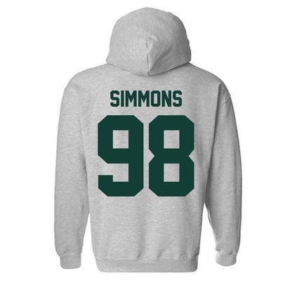 Michigan State - NCAA Football : Derrick Simmons - Classic Shersey Hooded Sweatshirt-6