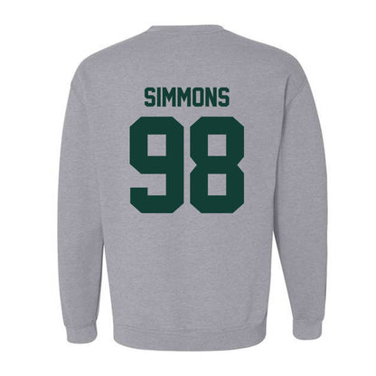 Michigan State - NCAA Football : Derrick Simmons - Classic Shersey Crewneck Sweatshirt-6
