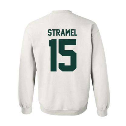Michigan State - NCAA Men's Ice Hockey : Charlie Stramel - Classic Shersey Crewneck Sweatshirt-1