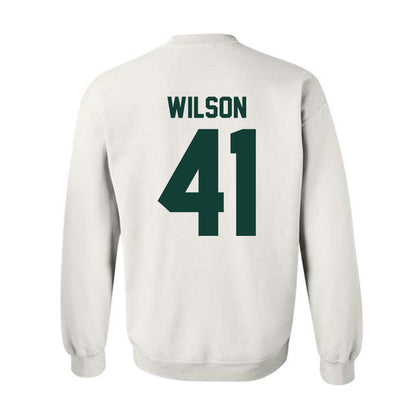Michigan State - NCAA Football : Jaxson Wilson - Classic Shersey Crewneck Sweatshirt-1