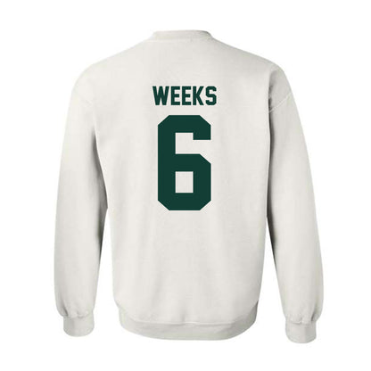 Michigan State - NCAA Baseball : Davis Weeks - Classic Shersey Crewneck Sweatshirt-1