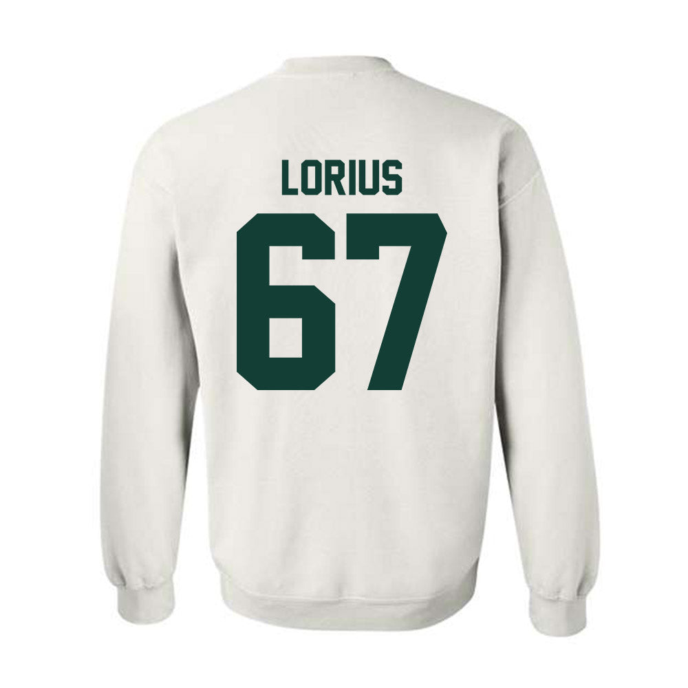 Michigan State - NCAA Football : Hayden Lorius - Classic Shersey Crewneck Sweatshirt-1