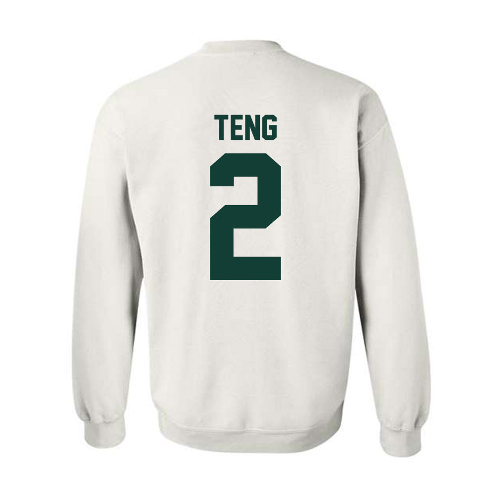 Michigan State - NCAA Men's Basketball : Kur Teng - Classic Shersey Crewneck Sweatshirt-1