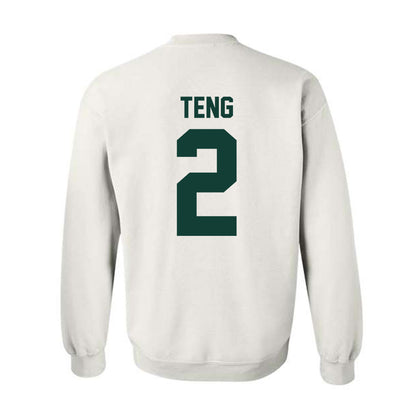 Michigan State - NCAA Men's Basketball : Kur Teng - Classic Shersey Crewneck Sweatshirt-1