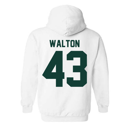 Michigan State - NCAA Men's Basketball : Colin Walton - Classic Shersey Hooded Sweatshirt-1