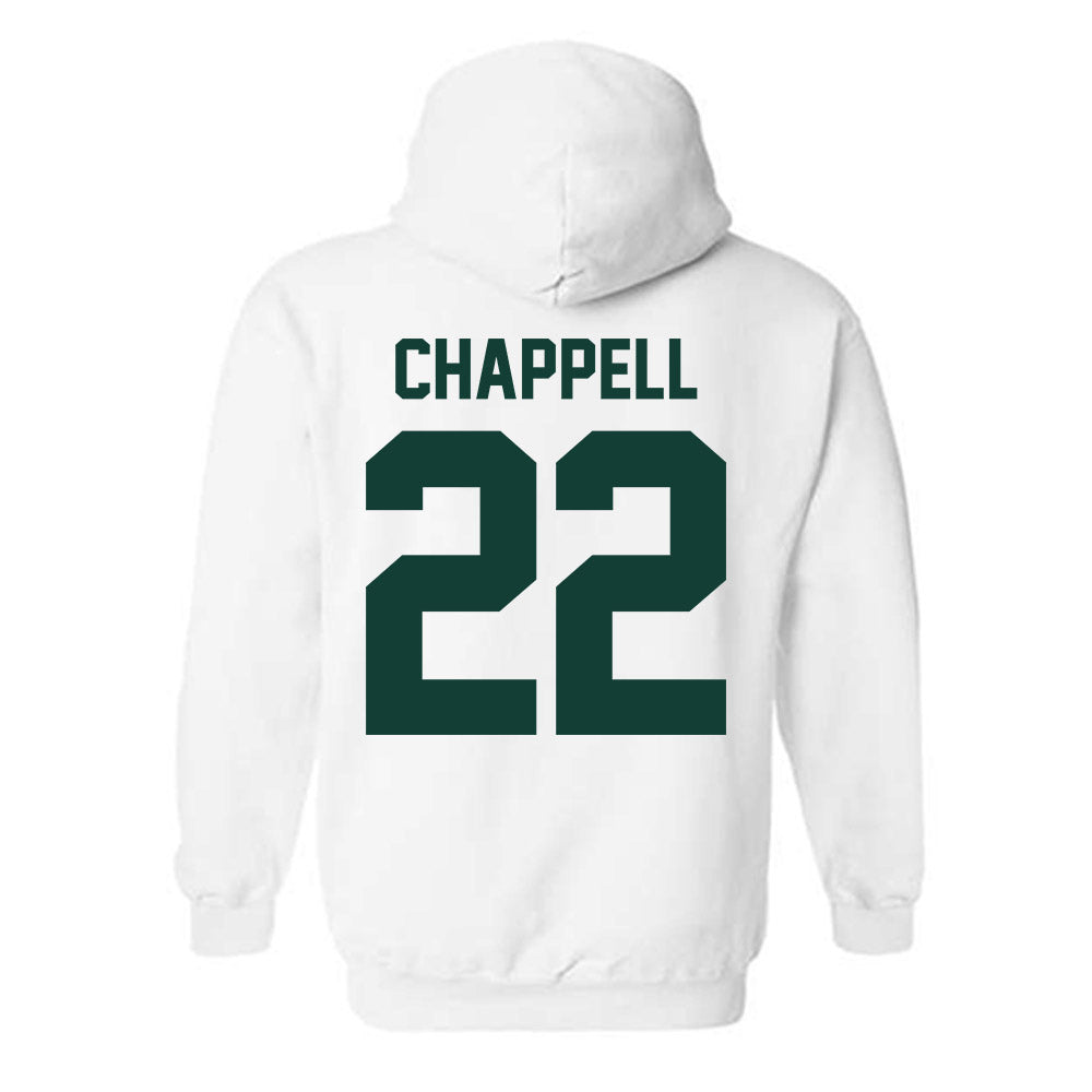 Michigan State - NCAA Football : Tyran Chappell - Classic Shersey Hooded Sweatshirt-4