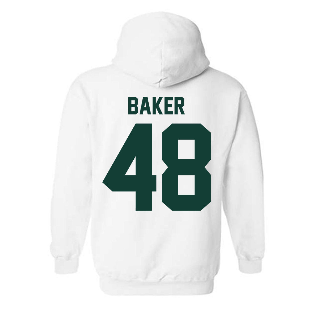 Michigan State - NCAA Football : Charlie Baker - Classic Shersey Hooded Sweatshirt-1