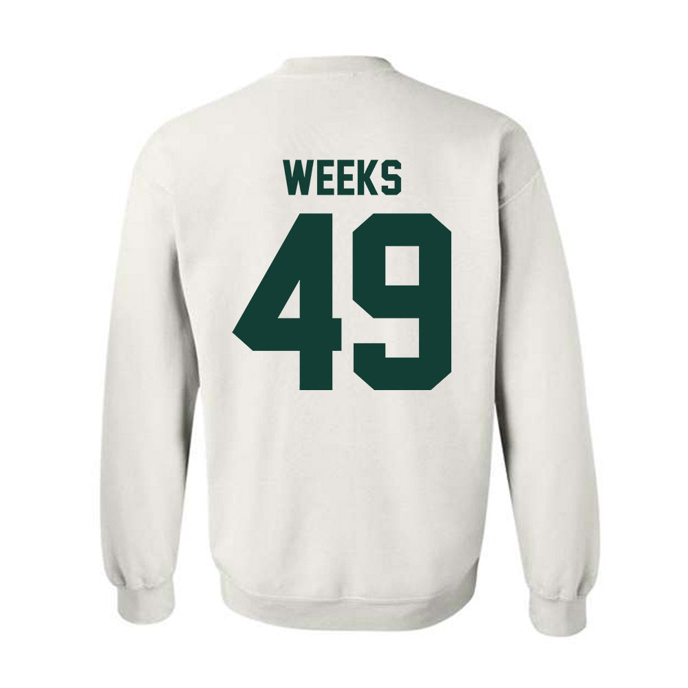 Michigan State - NCAA Football : Alex Weeks - Classic Shersey Crewneck Sweatshirt-4