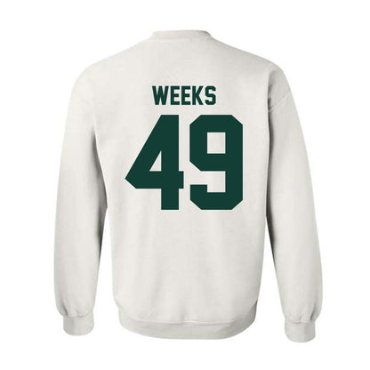 Michigan State - NCAA Football : Alex Weeks - Classic Shersey Crewneck Sweatshirt-4