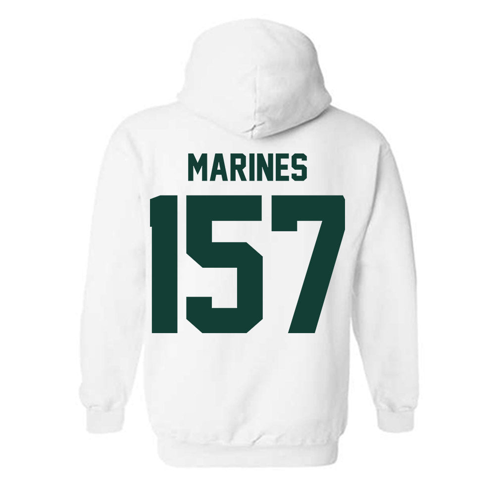 Michigan State - NCAA Wrestling : Darius Marines - Classic Shersey Hooded Sweatshirt-1