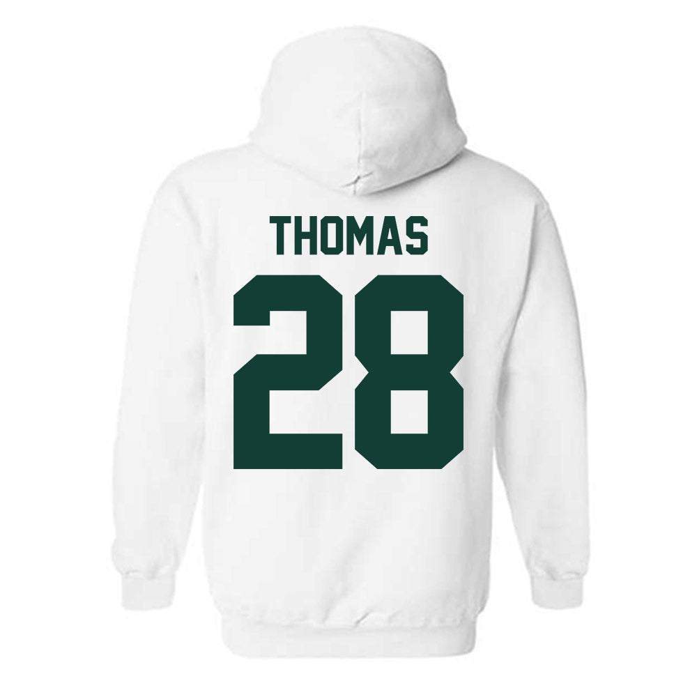 Michigan State - NCAA Football : Brayden Thomas - Classic Shersey Hooded Sweatshirt-1