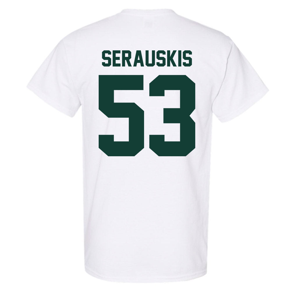 Michigan State - NCAA Football : Trey Serauskis - Classic Shersey T-Shirt-4