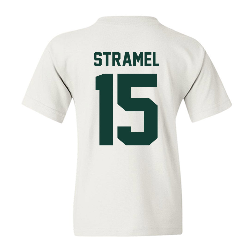 Michigan State - NCAA Men's Ice Hockey : Charlie Stramel - Classic Shersey Youth T-Shirt-1
