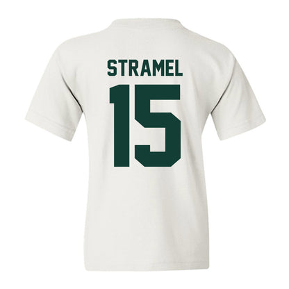 Michigan State - NCAA Men's Ice Hockey : Charlie Stramel - Classic Shersey Youth T-Shirt-1