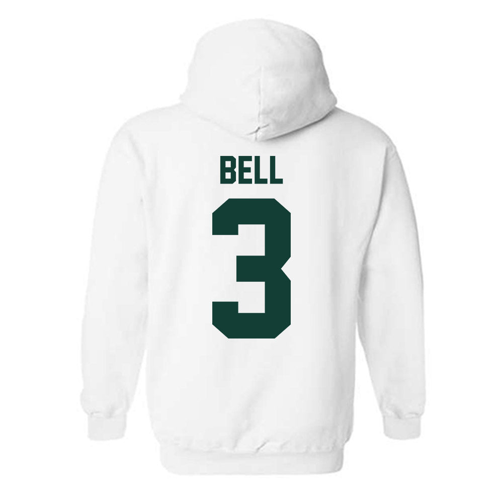 Michigan State - NCAA Football : Tre Bell - Classic Shersey Hooded Sweatshirt-4