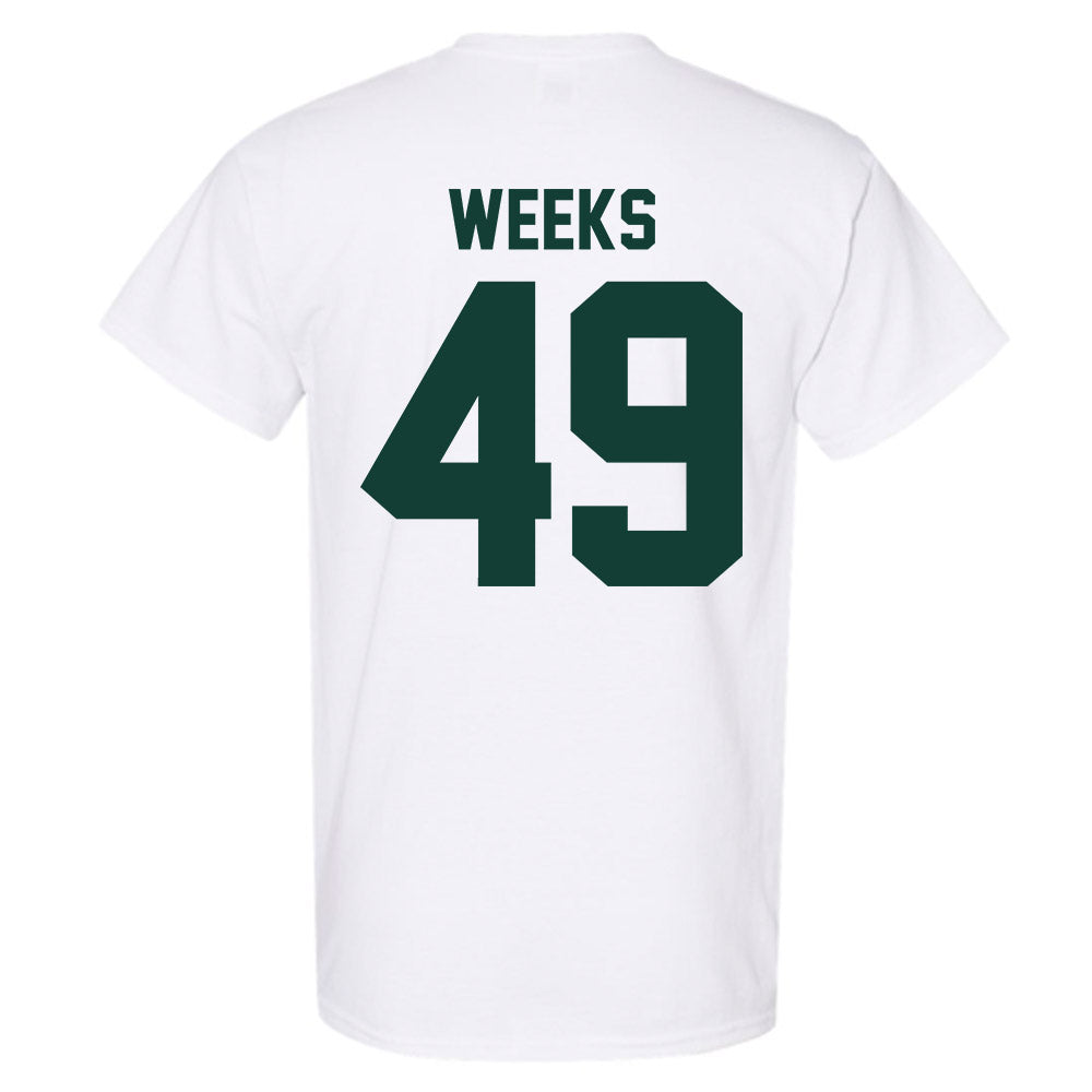 Michigan State - NCAA Football : Alex Weeks - Classic Shersey T-Shirt-4