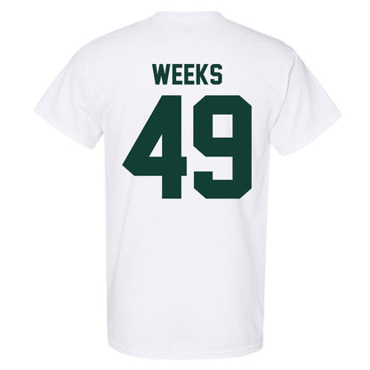 Michigan State - NCAA Football : Alex Weeks - Classic Shersey T-Shirt-4
