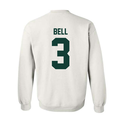 Michigan State - NCAA Football : Tre Bell - Classic Shersey Crewneck Sweatshirt-4