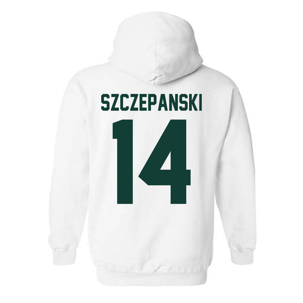 Michigan State - NCAA Baseball : Tommy Szczepanski - Classic Shersey Hooded Sweatshirt-1